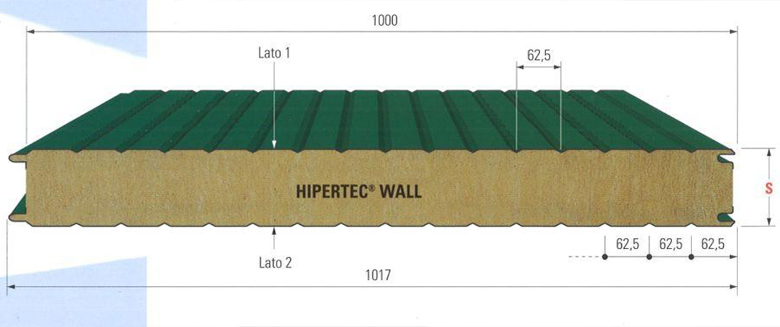 Pannello per parete HIPERTEC WALL pordenone