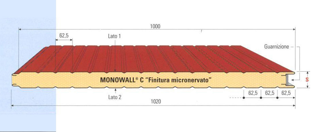 Pannello per parete MONOWALL
