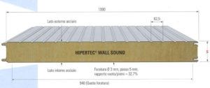 Pannello per parete HIPERTEC WALL SOUND produzione udine