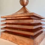 IMG 0053 1 scaled 2 LA PRODUZIONE DI CAMINI SU MISURA DI OFFICINE NUOVE camino con sfiato montati su tettuccio.