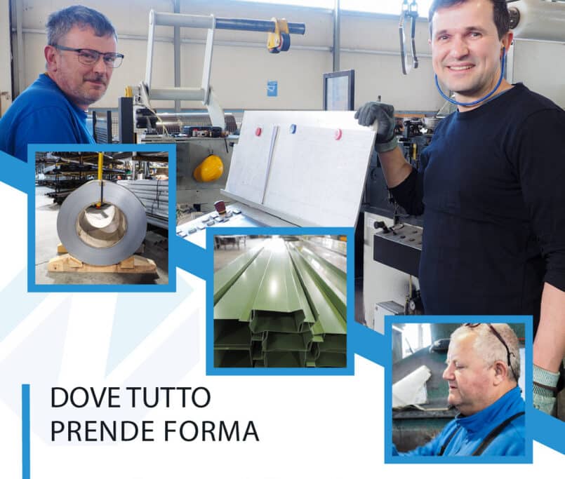 gabbia1 aprile FBLIH 1 Dove prende forma la nostra Lattoneria I nostri tecnici del taglio e del reparto presso piegatura