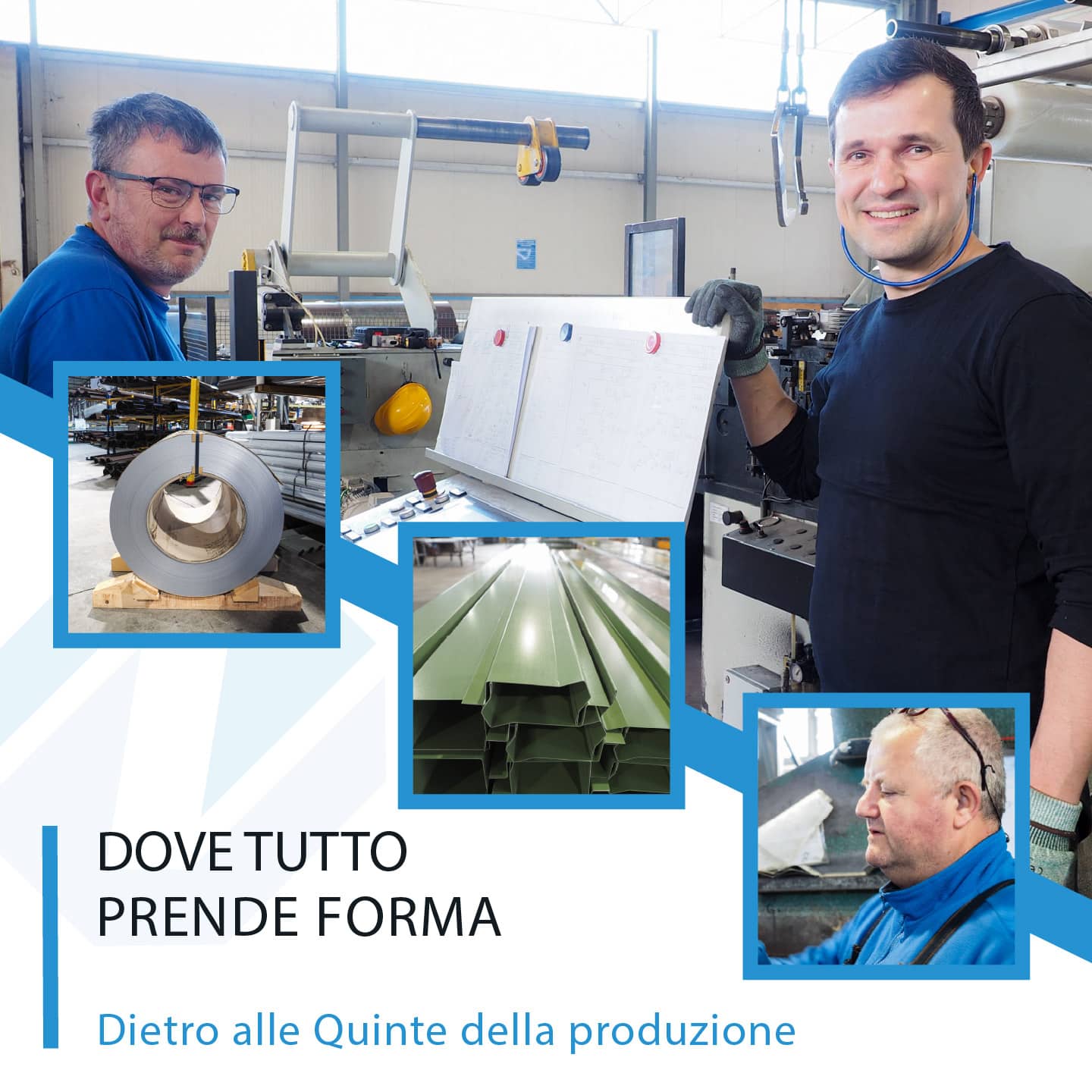 I nostri tecnici del taglio e del reparto presso piegatura