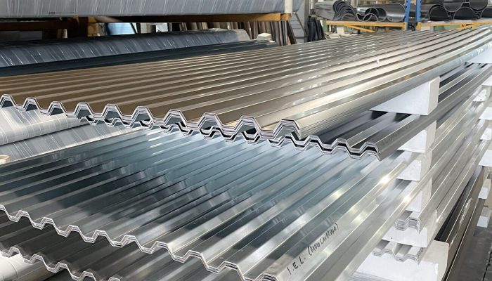 elementi metallo, lamiera, dettagli, edilizia, alluminio, acciaio,