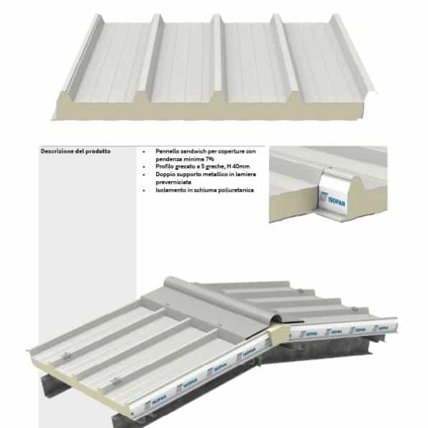 isocop 04 01 Pannelli per copertura